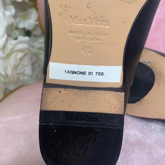 🚫 SOLD Max Mara Flat Leather booties - 40 - Picture 5 of 5